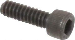 Value Collection - #6-32 UNC Hex Socket Drive, Socket Cap Screw - Alloy Steel, Black Oxide Finish, Fully Threaded, 7/16" Length Under Head - Apex Tool & Supply