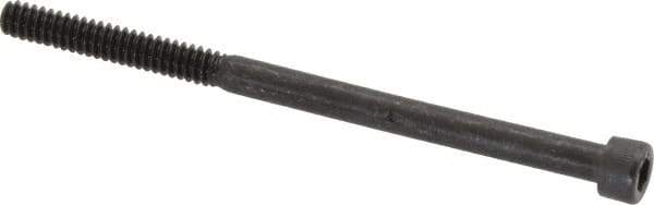 Value Collection - #6-32 UNC Hex Socket Drive, Socket Cap Screw - Alloy Steel, Black Oxide Finish, Partially Threaded, 2-1/4" Length Under Head - Apex Tool & Supply