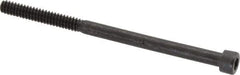 Value Collection - #6-32 UNC Hex Socket Drive, Socket Cap Screw - Alloy Steel, Black Oxide Finish, Partially Threaded, 2-1/4" Length Under Head - Apex Tool & Supply