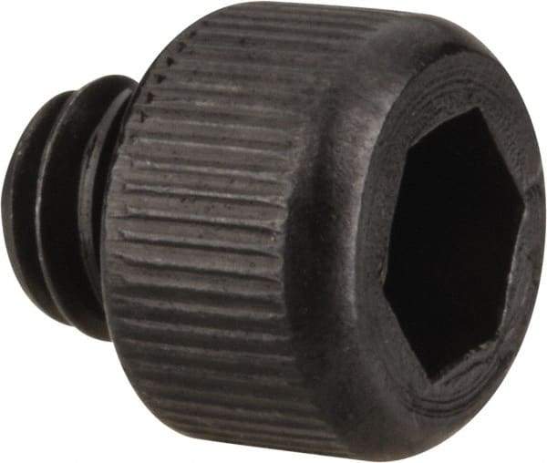 Value Collection - #8-32 UNC Hex Socket Drive, Socket Cap Screw - Alloy Steel, Black Oxide Finish, Fully Threaded, 1/8" Length Under Head - Apex Tool & Supply