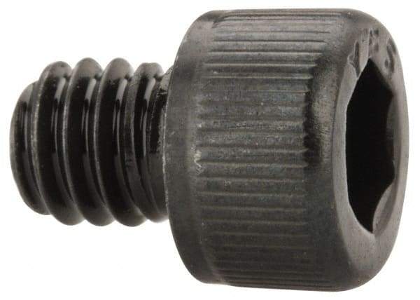 Value Collection - #8-32 UNC Hex Socket Drive, Socket Cap Screw - Alloy Steel, Black Oxide Finish, Fully Threaded, 3/16" Length Under Head - Apex Tool & Supply