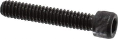 Value Collection - 1/4-20 UNC Hex Socket Drive, Socket Cap Screw - Alloy Steel, Black Oxide Finish, Fully Threaded, 1-3/8" Length Under Head - Apex Tool & Supply