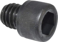 Value Collection - 3/8-16 UNC Hex Socket Drive, Socket Cap Screw - Alloy Steel, Black Oxide Finish, Fully Threaded, 3/8" Length Under Head - Apex Tool & Supply