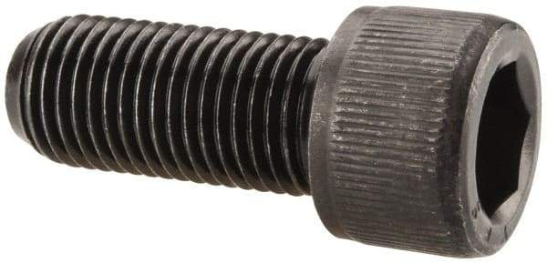 Value Collection - 3/8-24 UNF Hex Socket Drive, Socket Cap Screw - Alloy Steel, Black Oxide Finish, Fully Threaded, 7/8" Length Under Head - Apex Tool & Supply