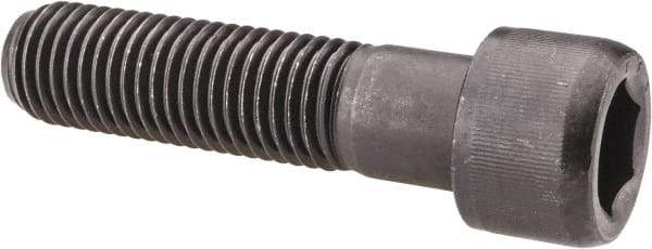 Value Collection - 7/8-9 UNC Hex Socket Drive, Socket Cap Screw - Alloy Steel, Black Oxide Finish, Partially Threaded, 3-1/2" Length Under Head - Apex Tool & Supply