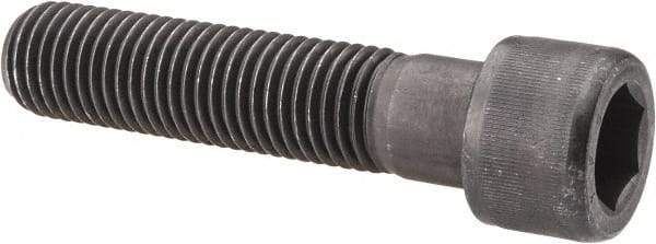 Value Collection - 7/8-9 UNC Hex Socket Drive, Socket Cap Screw - Alloy Steel, Black Oxide Finish, Partially Threaded, 4" Length Under Head - Apex Tool & Supply
