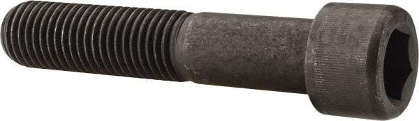 Value Collection - 7/8-9 UNC Hex Socket Drive, Socket Cap Screw - Alloy Steel, Black Oxide Finish, Partially Threaded, 4-1/2" Length Under Head - Apex Tool & Supply