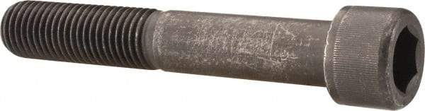 Value Collection - 7/8-9 UNC Hex Socket Drive, Socket Cap Screw - Alloy Steel, Black Oxide Finish, Partially Threaded, 5-1/2" Length Under Head - Apex Tool & Supply