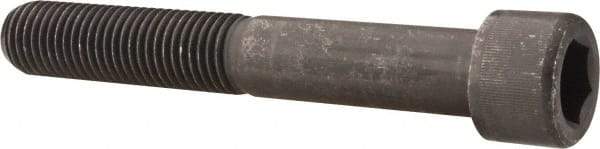 Value Collection - 7/8-9 UNC Hex Socket Drive, Socket Cap Screw - Alloy Steel, Black Oxide Finish, Partially Threaded, 6" Length Under Head - Apex Tool & Supply