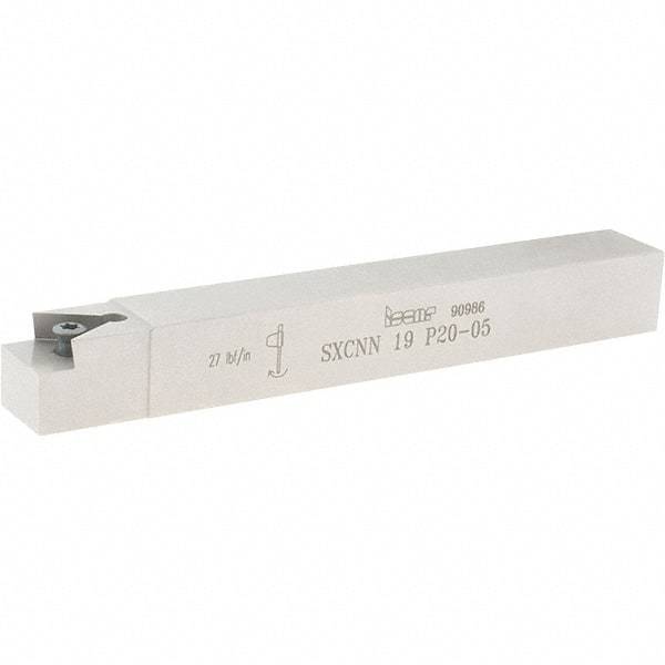 Iscar - External, SXCN, 90° Lead Angle, XNUW 2006 Compatible, Indexable Profiling Toolholder - 3/4 Inch Shank Height, 3/4 Inch Shank Width, 6 Inch Overall Length, Steel - Apex Tool & Supply