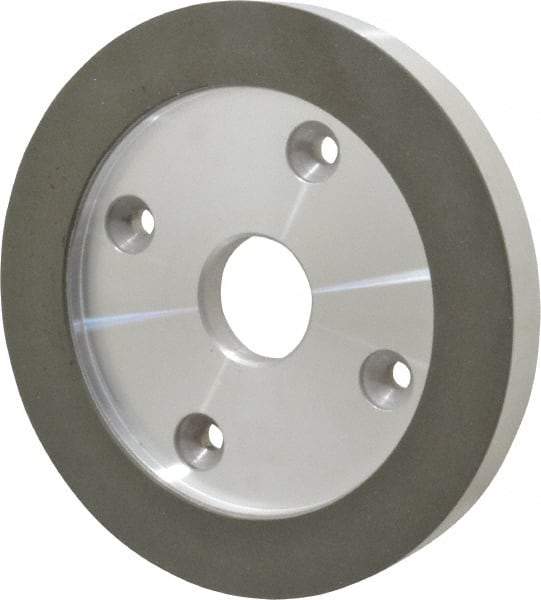 Made in USA - 6" Diam, 1-1/4" Hole Size, 3/4" Overall Thickness, 150 Grit, Type 6 Tool & Cutter Grinding Wheel - Very Fine Grade, Diamond - Apex Tool & Supply