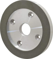 Made in USA - 6" Diam, 1-1/4" Hole Size, 3/4" Overall Thickness, 150 Grit, Type 6 Tool & Cutter Grinding Wheel - Very Fine Grade, Diamond - Apex Tool & Supply