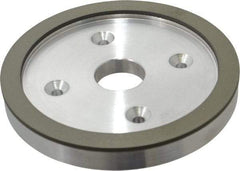 Made in USA - 6" Diam, 1-1/4" Hole Size, 3/4" Overall Thickness, 150 Grit, Type 6 Tool & Cutter Grinding Wheel - Very Fine Grade, Diamond - Apex Tool & Supply
