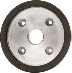 Made in USA - 6" Diam, 1-1/4" Hole Size, 3/4" Overall Thickness, 220 Grit, Type 6 Tool & Cutter Grinding Wheel - Very Fine Grade, Diamond - Apex Tool & Supply