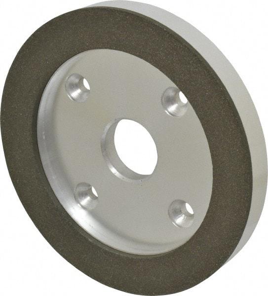 Made in USA - 6" Diam, 1-1/4" Hole Size, 3/4" Overall Thickness, 100 Grit, Type 6 Tool & Cutter Grinding Wheel - Fine Grade, Diamond - Apex Tool & Supply
