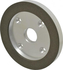 Made in USA - 6" Diam, 1-1/4" Hole Size, 3/4" Overall Thickness, 100 Grit, Type 6 Tool & Cutter Grinding Wheel - Fine Grade, Diamond - Apex Tool & Supply