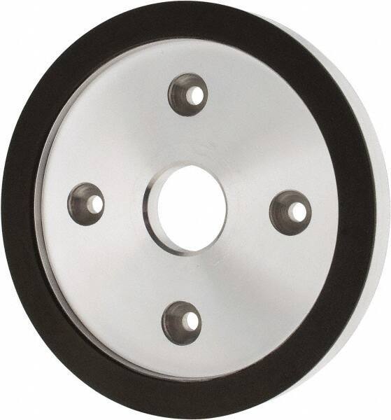 Made in USA - 6" Diam, 1-1/4" Hole Size, 3/4" Overall Thickness, 220 Grit, Type 6 Tool & Cutter Grinding Wheel - Very Fine Grade, Diamond - Apex Tool & Supply