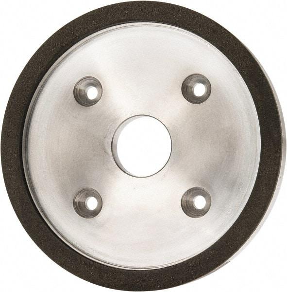 Made in USA - 6" Diam, 1-1/4" Hole Size, 3/4" Overall Thickness, 150 Grit, Type 6 Tool & Cutter Grinding Wheel - Very Fine Grade, Diamond - Apex Tool & Supply