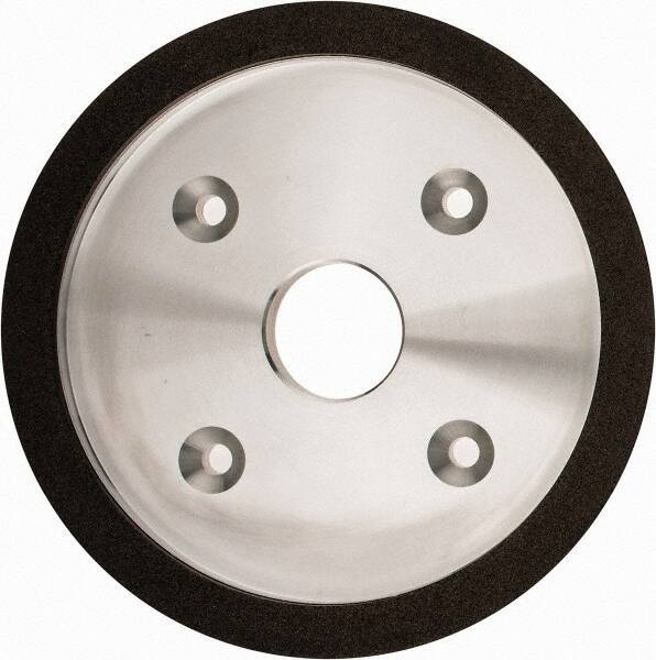 Made in USA - 6" Diam, 1-1/4" Hole Size, 3/4" Overall Thickness, 100 Grit, Type 6 Tool & Cutter Grinding Wheel - Fine Grade, Diamond - Apex Tool & Supply