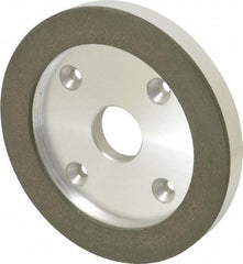 Made in USA - 6" Diam, 1-1/4" Hole Size, 3/4" Overall Thickness, 100 Grit, Type 6 Tool & Cutter Grinding Wheel - Fine Grade, Diamond - Apex Tool & Supply