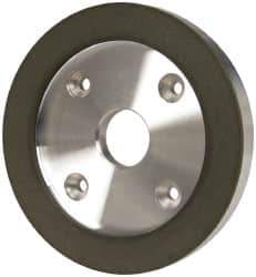 Made in USA - 6" Diam, 1-1/4" Hole Size, 3/4" Overall Thickness, 150 Grit, Type 6 Tool & Cutter Grinding Wheel - Very Fine Grade, Diamond - Apex Tool & Supply
