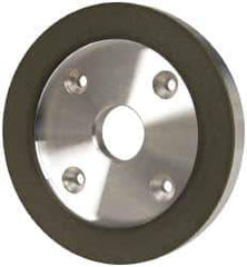 Made in USA - 6" Diam, 1-1/4" Hole Size, 3/4" Overall Thickness, 150 Grit, Type 6 Tool & Cutter Grinding Wheel - Very Fine Grade, Diamond - Apex Tool & Supply