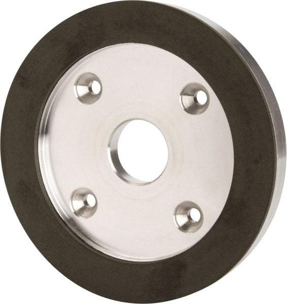 Made in USA - 6" Diam, 1-1/4" Hole Size, 3/4" Overall Thickness, 220 Grit, Type 6 Tool & Cutter Grinding Wheel - Very Fine Grade, Diamond - Apex Tool & Supply