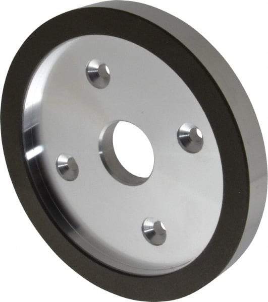 Made in USA - 6" Diam, 1-1/4" Hole Size, 3/4" Overall Thickness, 150 Grit, Type 6 Tool & Cutter Grinding Wheel - Very Fine Grade, Diamond - Apex Tool & Supply