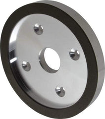 Made in USA - 6" Diam, 1-1/4" Hole Size, 3/4" Overall Thickness, 150 Grit, Type 6 Tool & Cutter Grinding Wheel - Very Fine Grade, Diamond - Apex Tool & Supply