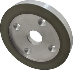 Made in USA - 6" Diam, 1-1/4" Hole Size, 3/4" Overall Thickness, 100 Grit, Type 6 Tool & Cutter Grinding Wheel - Fine Grade, Diamond - Apex Tool & Supply