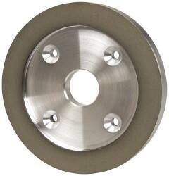 Made in USA - 6" Diam, 1-1/4" Hole Size, 3/4" Overall Thickness, 150 Grit, Type 6 Tool & Cutter Grinding Wheel - Very Fine Grade, Diamond - Apex Tool & Supply