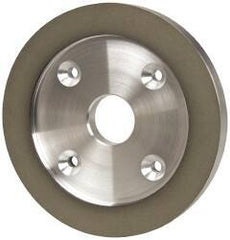 Made in USA - 6" Diam, 1-1/4" Hole Size, 3/4" Overall Thickness, 150 Grit, Type 6 Tool & Cutter Grinding Wheel - Very Fine Grade, Diamond - Apex Tool & Supply