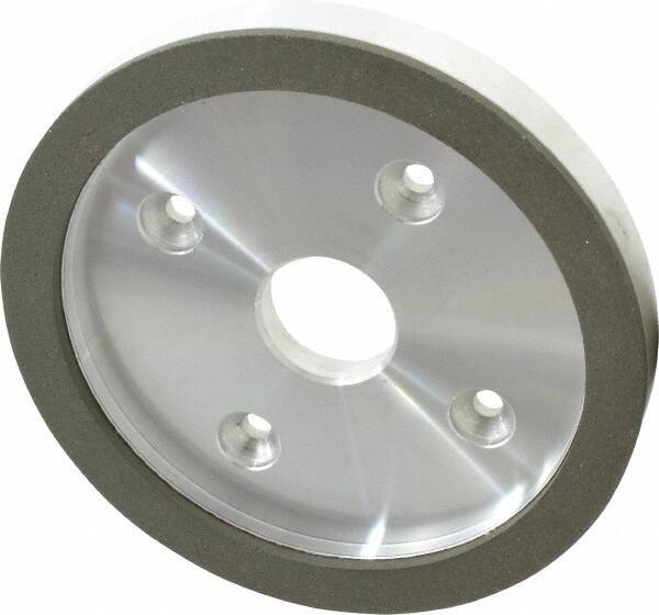 Made in USA - 6" Diam, 1-1/4" Hole Size, 3/4" Overall Thickness, 100 Grit, Type 6 Tool & Cutter Grinding Wheel - Fine Grade, Diamond - Apex Tool & Supply