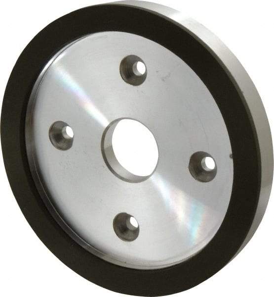 Made in USA - 6" Diam, 1-1/4" Hole Size, 3/4" Overall Thickness, 150 Grit, Type 6 Tool & Cutter Grinding Wheel - Very Fine Grade, Diamond - Apex Tool & Supply