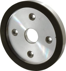 Made in USA - 6" Diam, 1-1/4" Hole Size, 3/4" Overall Thickness, 150 Grit, Type 6 Tool & Cutter Grinding Wheel - Very Fine Grade, Diamond - Apex Tool & Supply