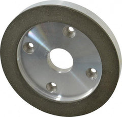 Made in USA - 6" Diam, 1-1/4" Hole Size, 3/4" Overall Thickness, 100 Grit, Type 6 Tool & Cutter Grinding Wheel - Fine Grade, Diamond - Apex Tool & Supply