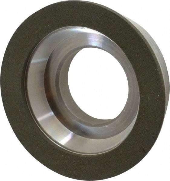 Made in USA - 3" Diam, 1-1/4" Hole Size, 7/8" Overall Thickness, 150 Grit, Type 11 Tool & Cutter Grinding Wheel - Very Fine Grade, Diamond - Apex Tool & Supply