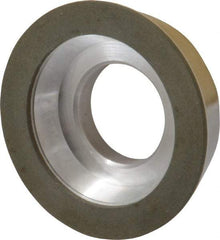Made in USA - 3" Diam, 1-1/4" Hole Size, 7/8" Overall Thickness, 200 Grit, Type 11 Tool & Cutter Grinding Wheel - Very Fine Grade, Diamond - Apex Tool & Supply