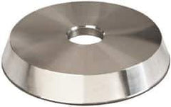 Made in USA - 6" Diam, 1-1/4" Hole Size, 1" Overall Thickness, 150 Grit, Type 12 Tool & Cutter Grinding Wheel - Very Fine Grade, Diamond - Apex Tool & Supply