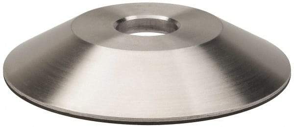 Made in USA - 6" Diam, 1-1/4" Hole Size, 1" Overall Thickness, 220 Grit, Type 12 Tool & Cutter Grinding Wheel - Very Fine Grade, Diamond - Apex Tool & Supply