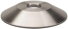 Made in USA - 6" Diam, 1-1/4" Hole Size, 1" Overall Thickness, 220 Grit, Type 12 Tool & Cutter Grinding Wheel - Very Fine Grade, Diamond - Apex Tool & Supply