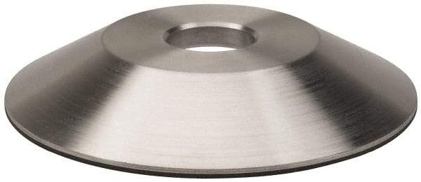 Made in USA - 6" Diam, 1-1/4" Hole Size, 1" Overall Thickness, 100 Grit, Type 12 Tool & Cutter Grinding Wheel - Fine Grade, Diamond - Apex Tool & Supply