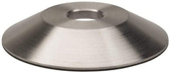 Made in USA - 6" Diam, 1-1/4" Hole Size, 1" Overall Thickness, 100 Grit, Type 12 Tool & Cutter Grinding Wheel - Fine Grade, Diamond - Apex Tool & Supply