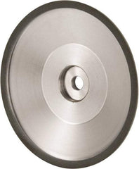 Made in USA - 6" Diam, 1-1/4" Hole Size, 1" Overall Thickness, 150 Grit, Type 12 Tool & Cutter Grinding Wheel - Very Fine Grade, Diamond - Apex Tool & Supply