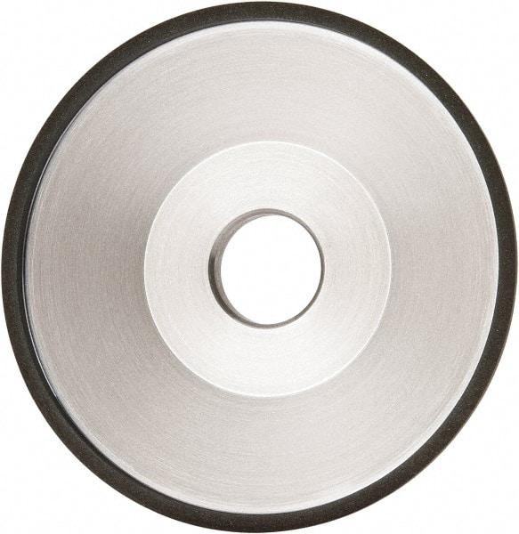 Made in USA - 6" Diam, 1-1/4" Hole Size, 1" Overall Thickness, 150 Grit, Type 12 Tool & Cutter Grinding Wheel - Very Fine Grade, Diamond - Apex Tool & Supply