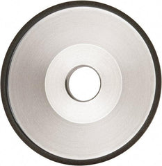 Made in USA - 6" Diam, 1-1/4" Hole Size, 1" Overall Thickness, 150 Grit, Type 12 Tool & Cutter Grinding Wheel - Very Fine Grade, Diamond - Apex Tool & Supply