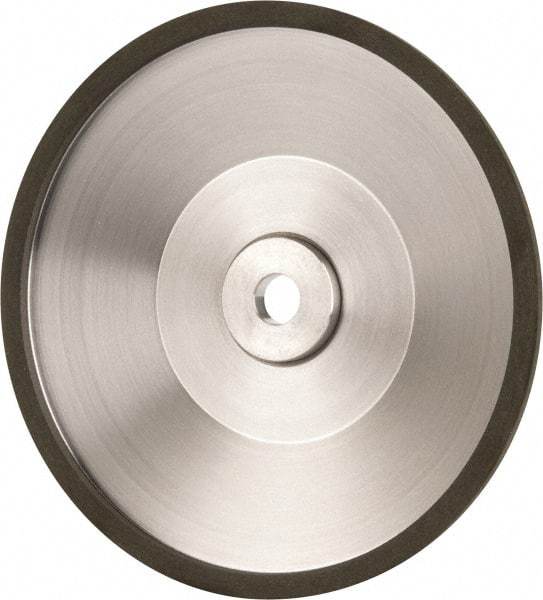 Made in USA - 6" Diam, 1-1/4" Hole Size, 1" Overall Thickness, 150 Grit, Type 12 Tool & Cutter Grinding Wheel - Very Fine Grade, Diamond - Apex Tool & Supply