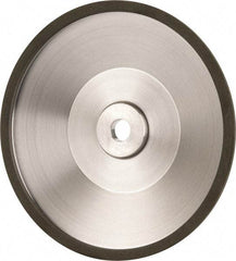 Made in USA - 6" Diam, 1-1/4" Hole Size, 1" Overall Thickness, 150 Grit, Type 12 Tool & Cutter Grinding Wheel - Very Fine Grade, Diamond - Apex Tool & Supply