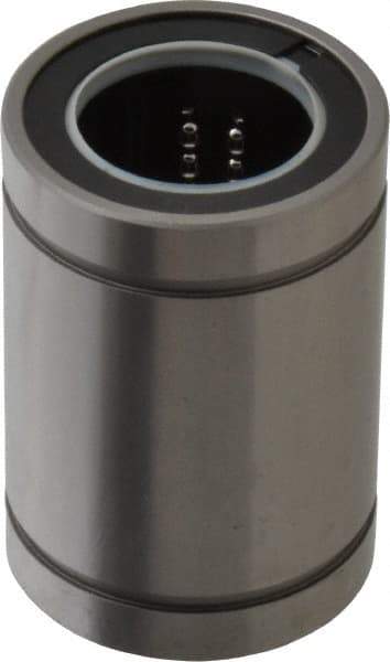 Thomson Industries - 25mm ID, Closed Linear Bearing with Two Integral Wipers - 1.57" Overall Height, 40mm OD - Apex Tool & Supply