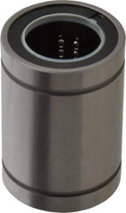 Thomson Industries - 25mm ID, Closed Linear Bearing with Two Integral Wipers - 1.57" Overall Height, 40mm OD - Apex Tool & Supply